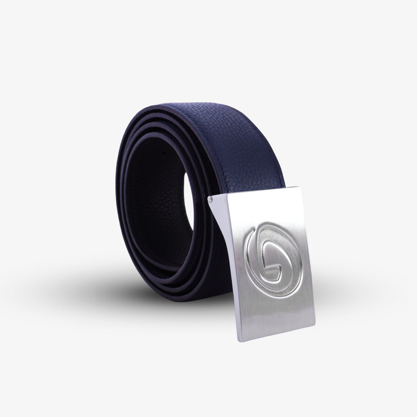 Men's Leather Belt Collider Navy