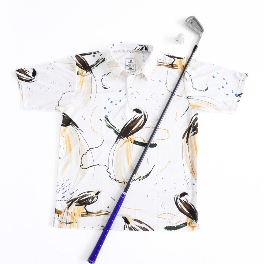 Men's Golf Shirt Cendrawasih