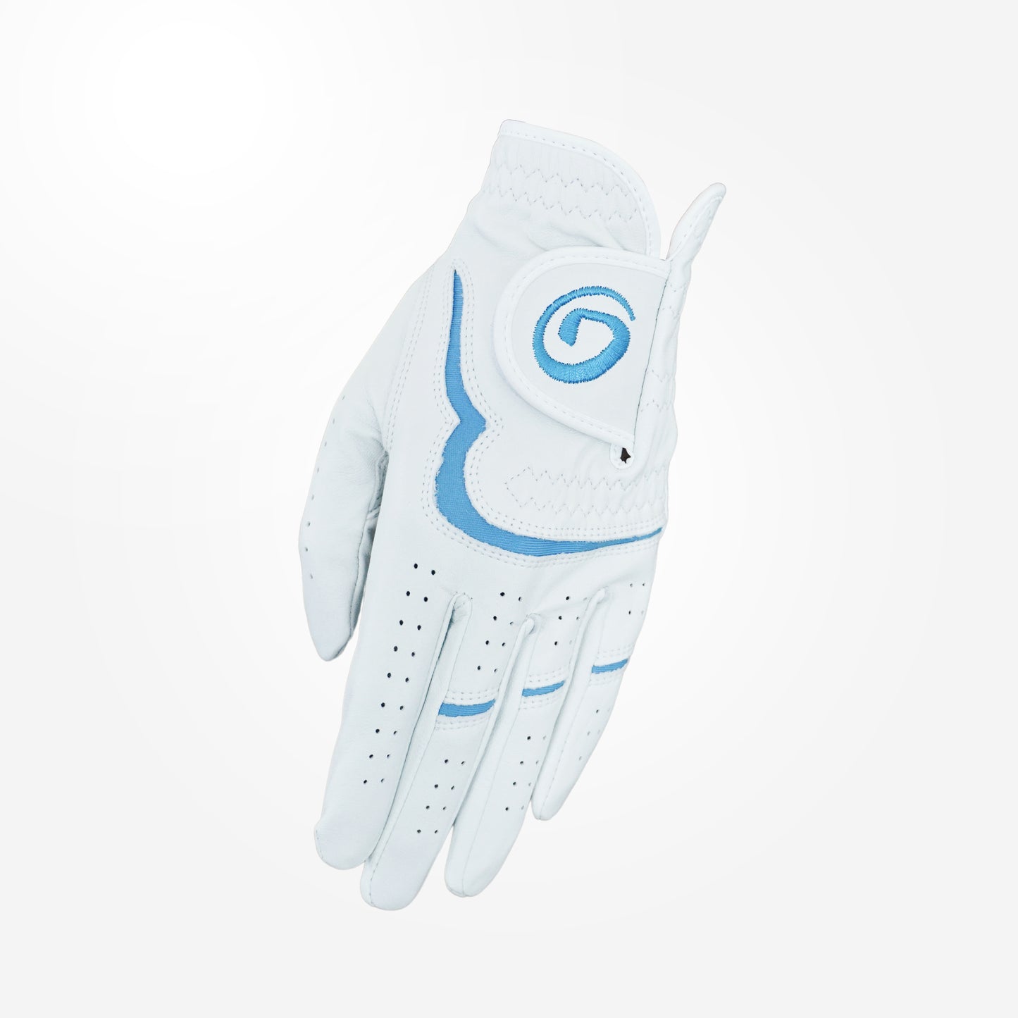 Gogolf Leather Glove Aeroflex Blue