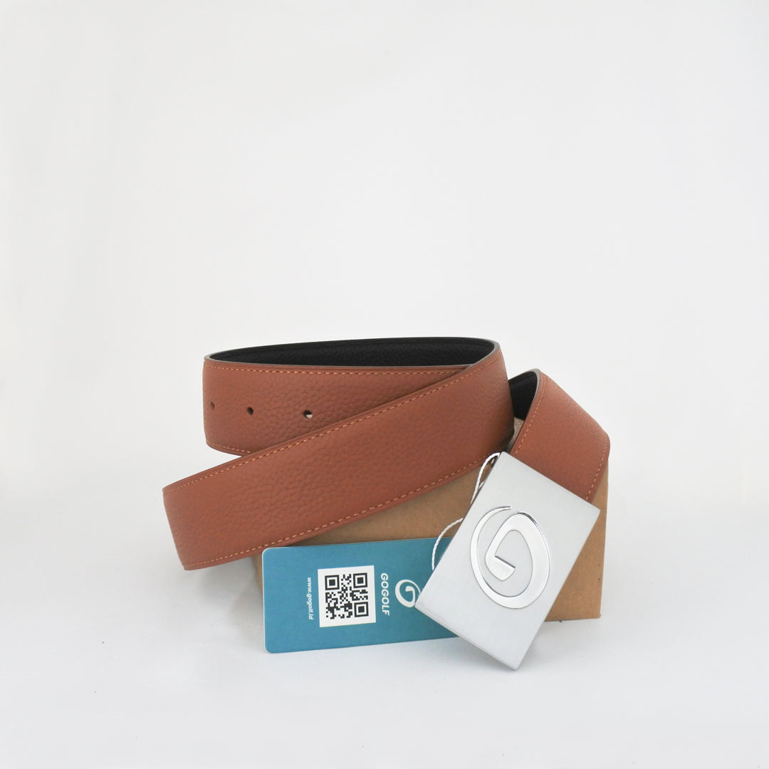 Men's Leather Belt Collider Brown