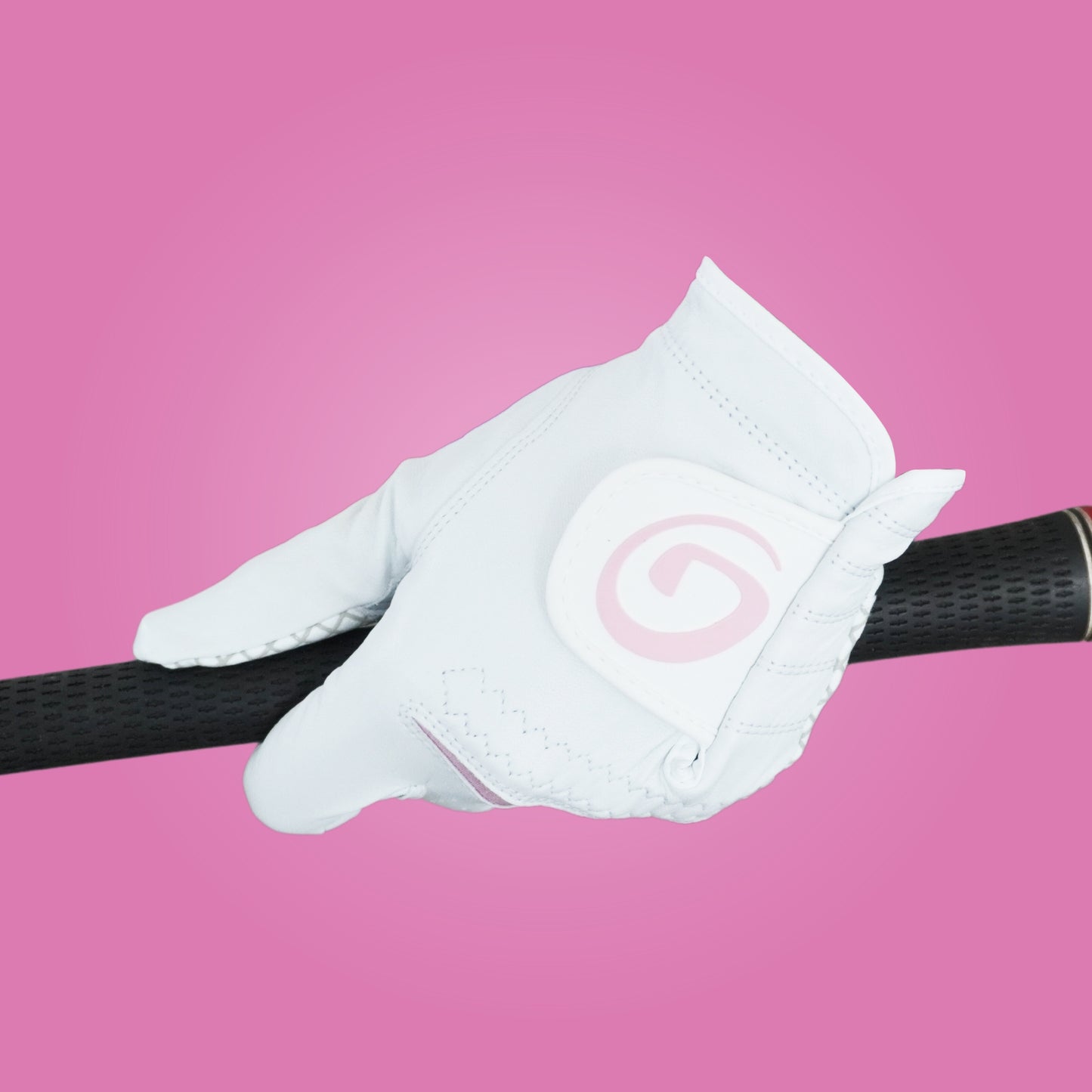 Gogolf Leather Glove Flexmover White Pink