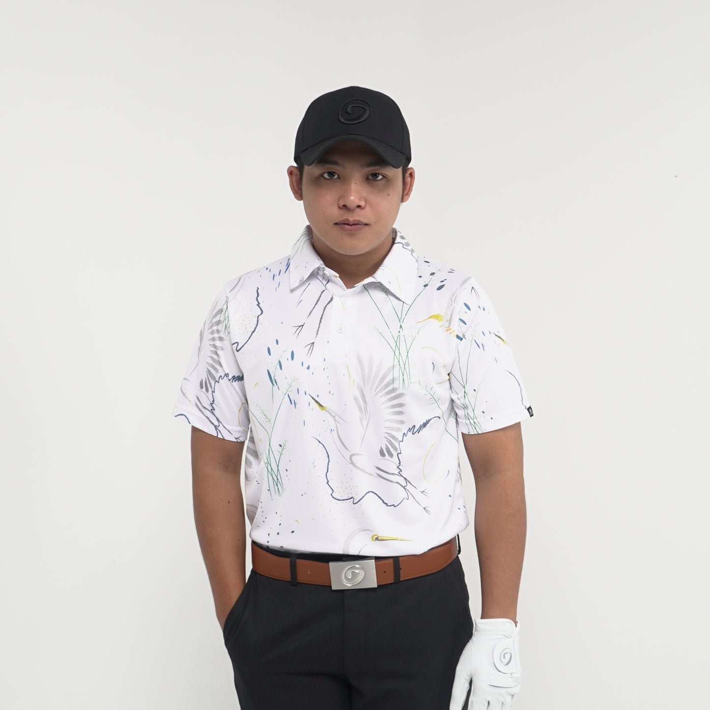 Men's Golf Shirt Herons