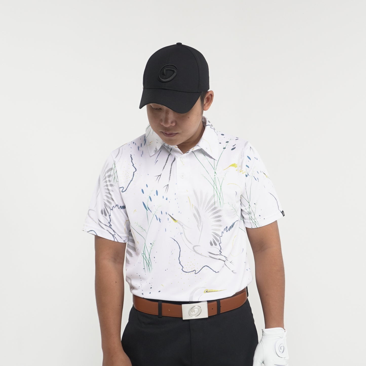 Men's Golf Shirt Herons