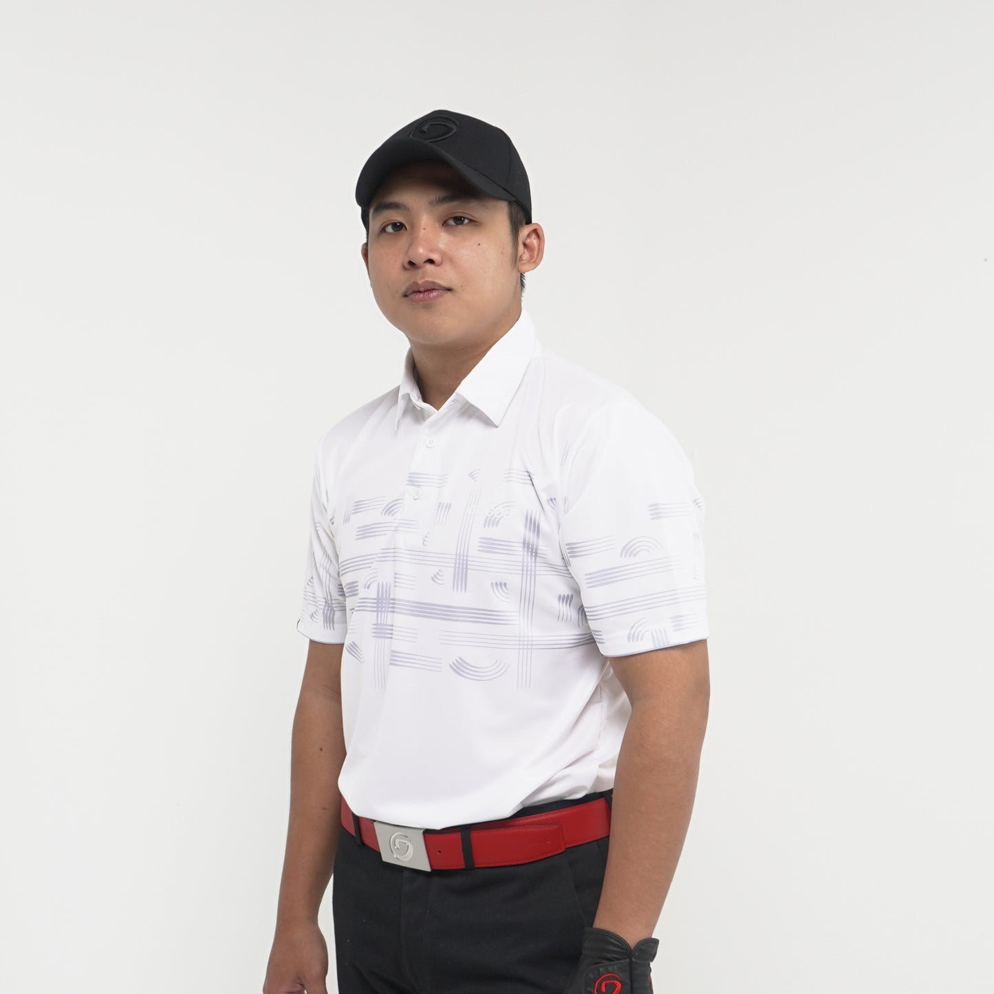 Men's Golf Shirt Midweave White