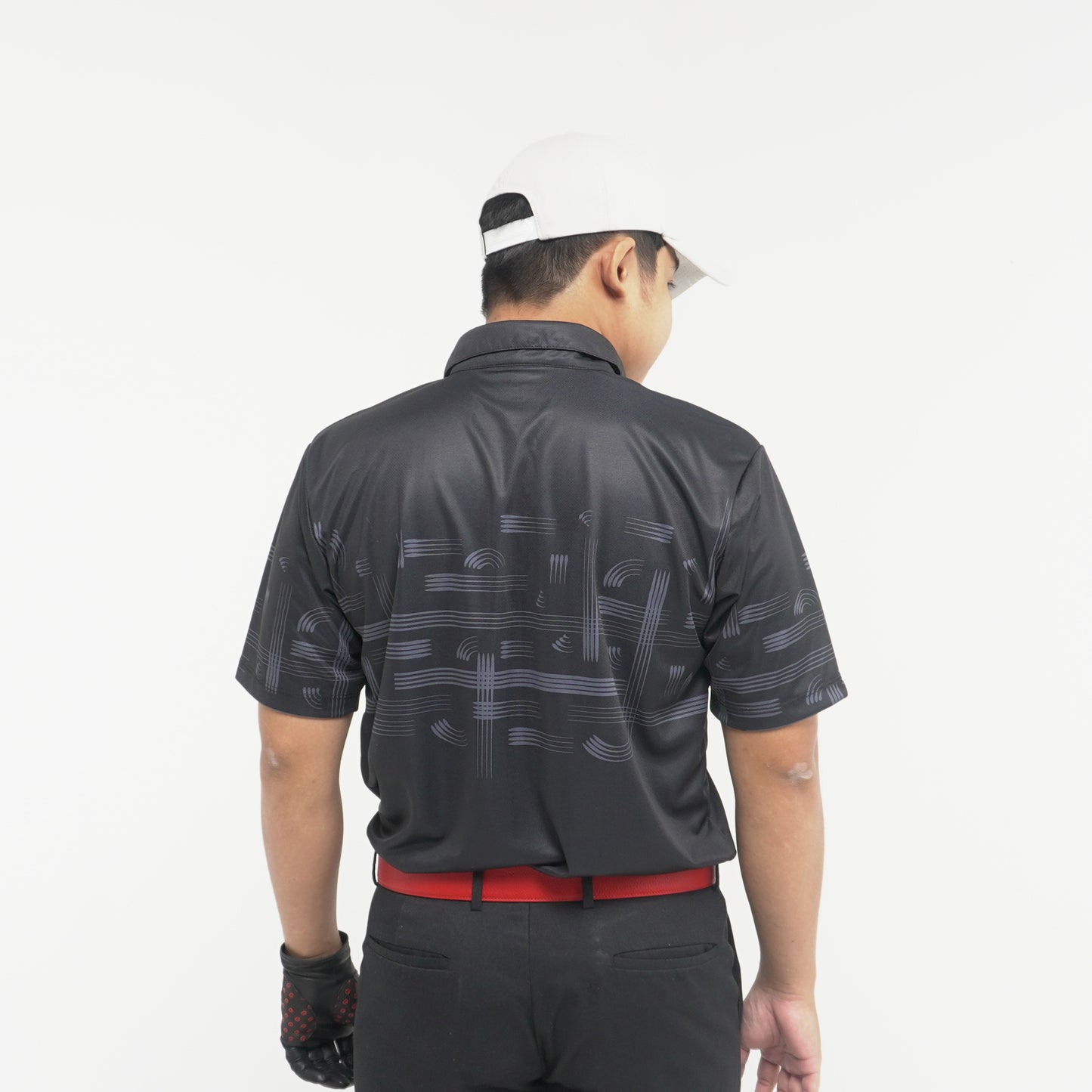 Men's Golf Shirt Midweave Black