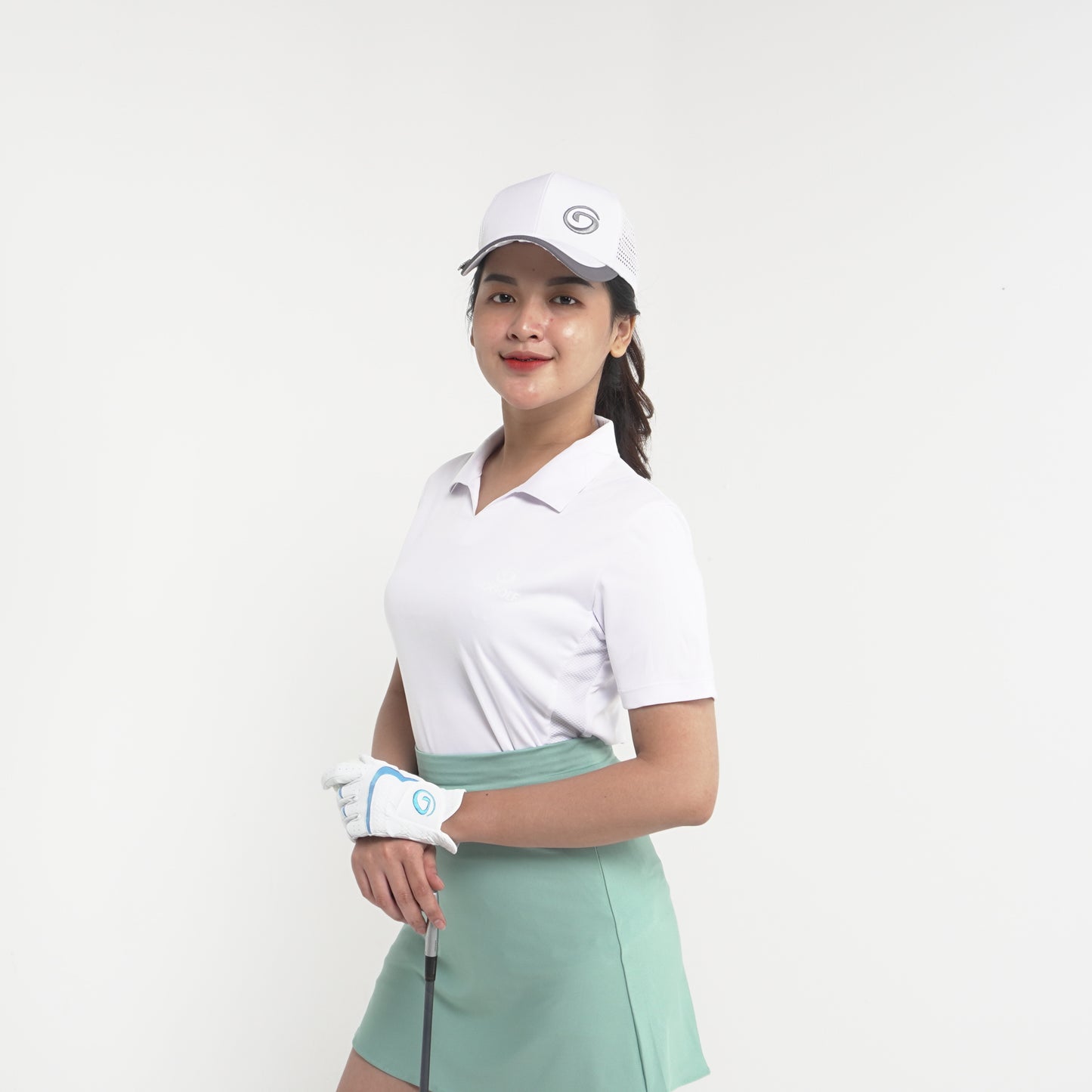 Women's Golf Shirt Airyflex White